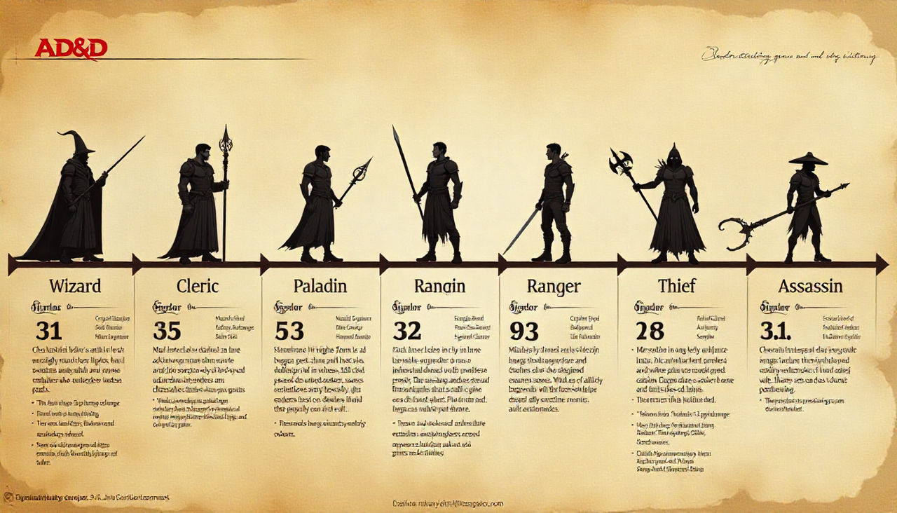 Character Class Examples A line of character classes by calinvisible on DeviantArt