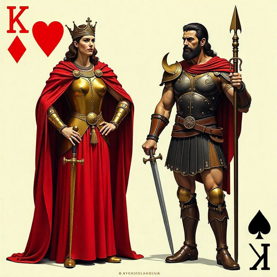 Queens and Kings play their best game by calinvisible on DeviantArt