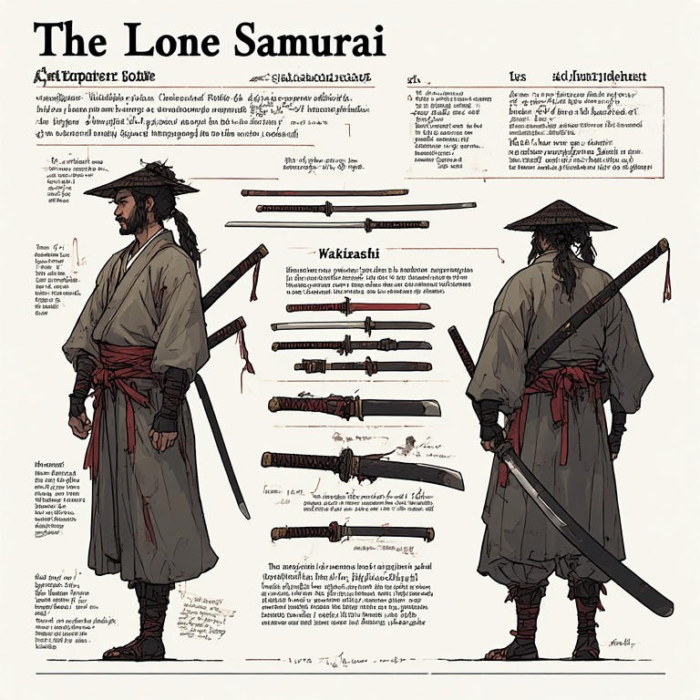 Low Ranking Samurai the lone samurai character class by calinvisible on DeviantArt