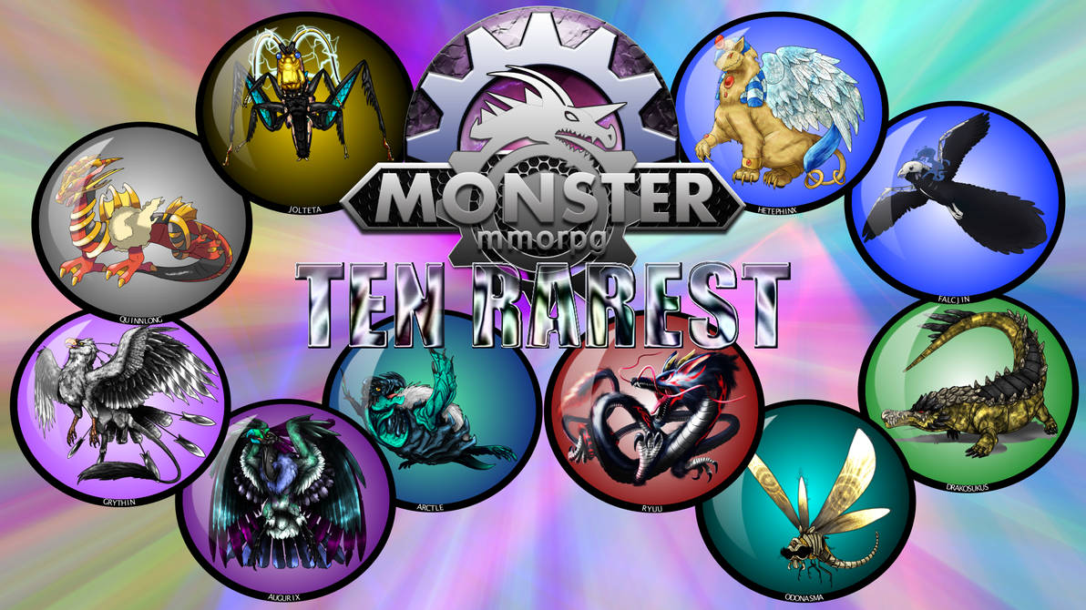 Monster Wallpaper - Ten Rarest by BohoChickKy on DeviantArt