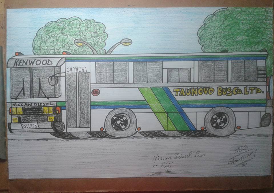 Nissan Diesel bus my version