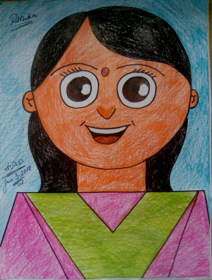 Drawing Ritesha Rituka cartoon drawing by adrian154 on DeviantArt