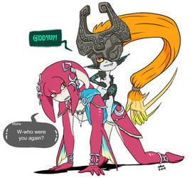 Mipha and Midna