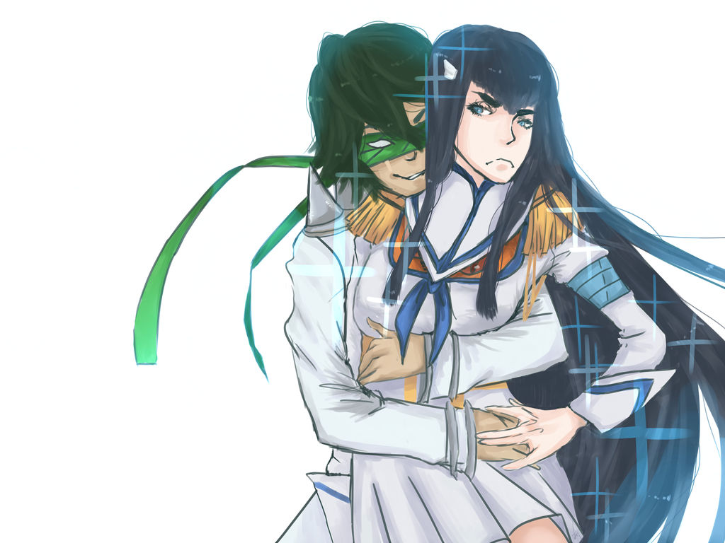 Kill La Kill Satsuki Kiryuin And Uzu Sanageyama By Naz Ish Oreosaawwr On Deviantart