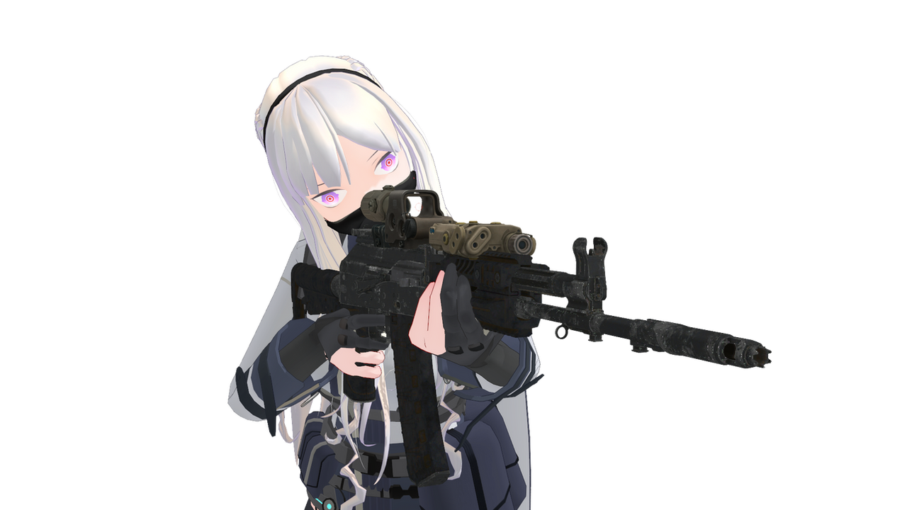 Girls' Frontline MMD: AK-12 and his assault rifle by ashketchum1998 on ...