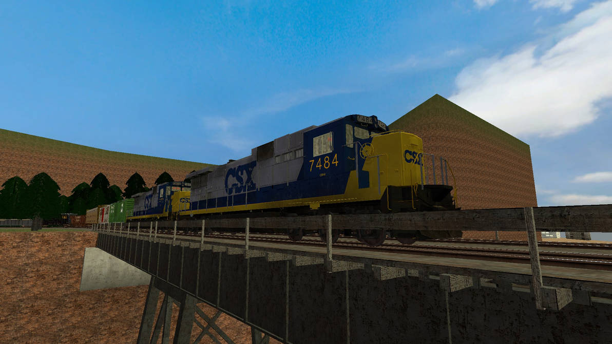 CSX Freight Train by Primon4723 on DeviantArt