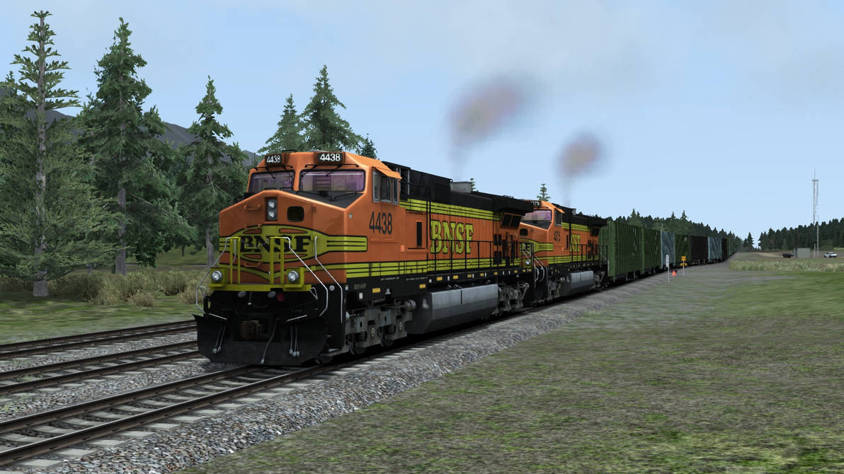 BNSF Dash 9 by Primon4723 on DeviantArt
