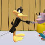 Eddy vs Daffy Duck