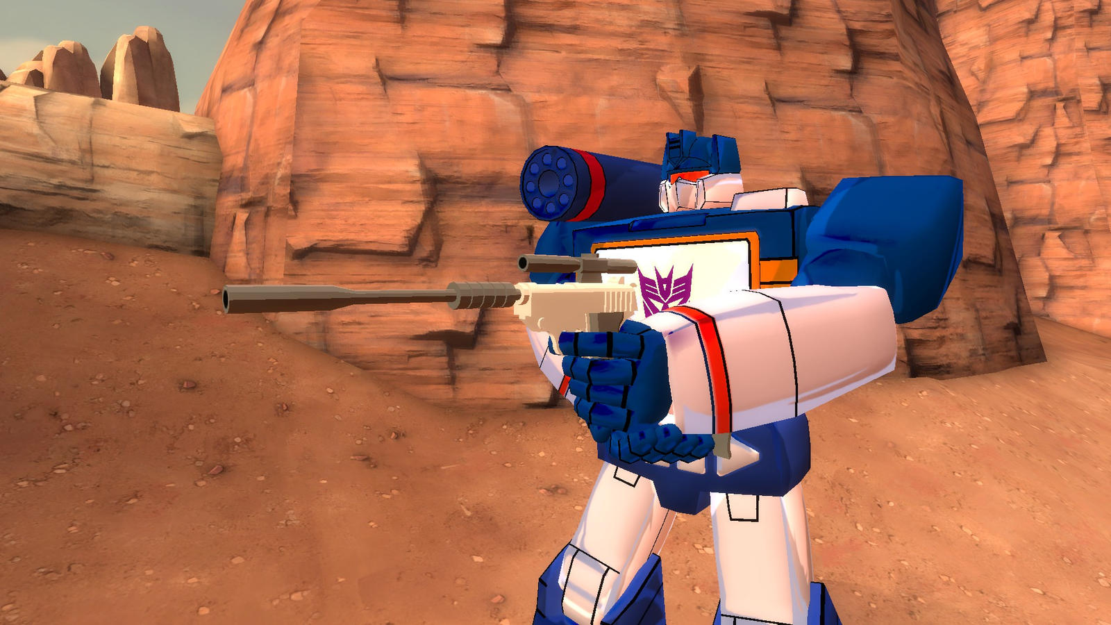 Soundwave with Megatron in gun mode by Primon4723 on DeviantArt