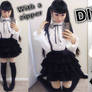 DIY Easy Cosplay Japanese Uniform from Date a Live