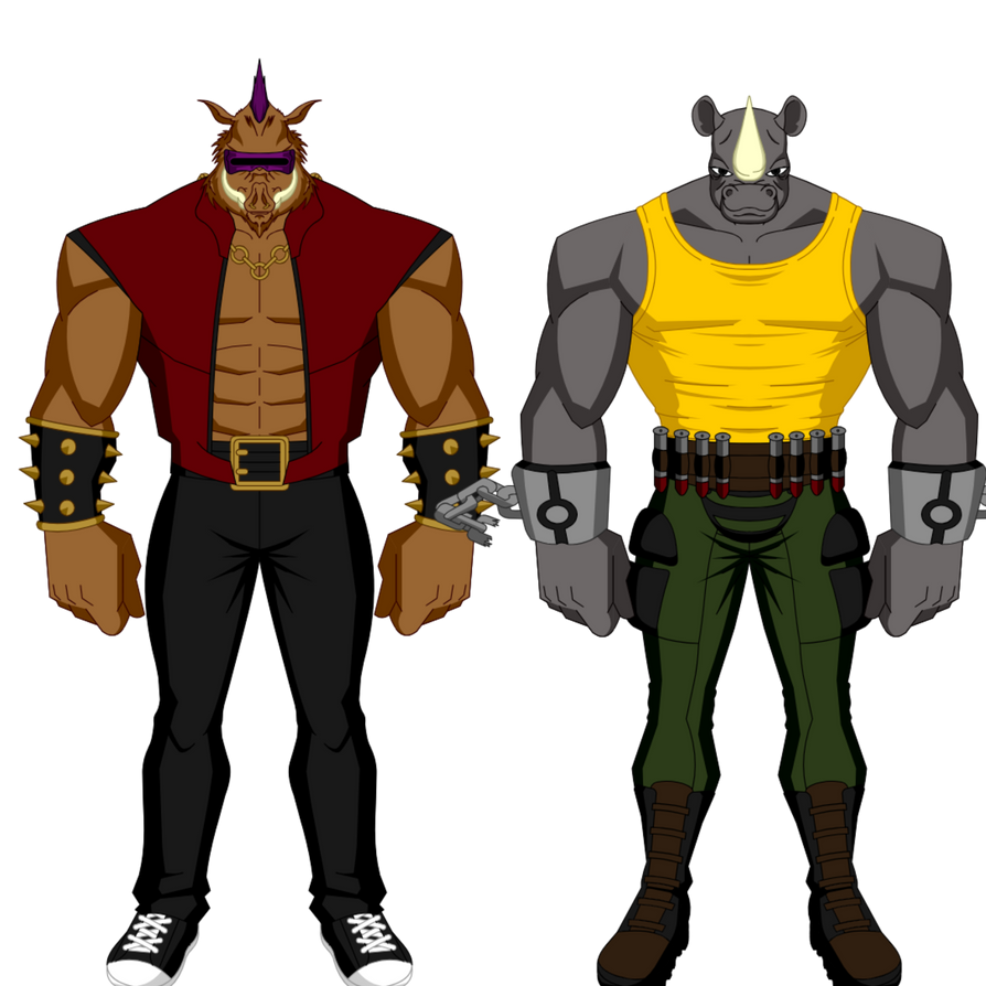 Bebop and Rocksteady by GreatKennethx on DeviantArt