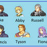 Fire Emblem: Destiny's Glow Mugshot Sheet 1