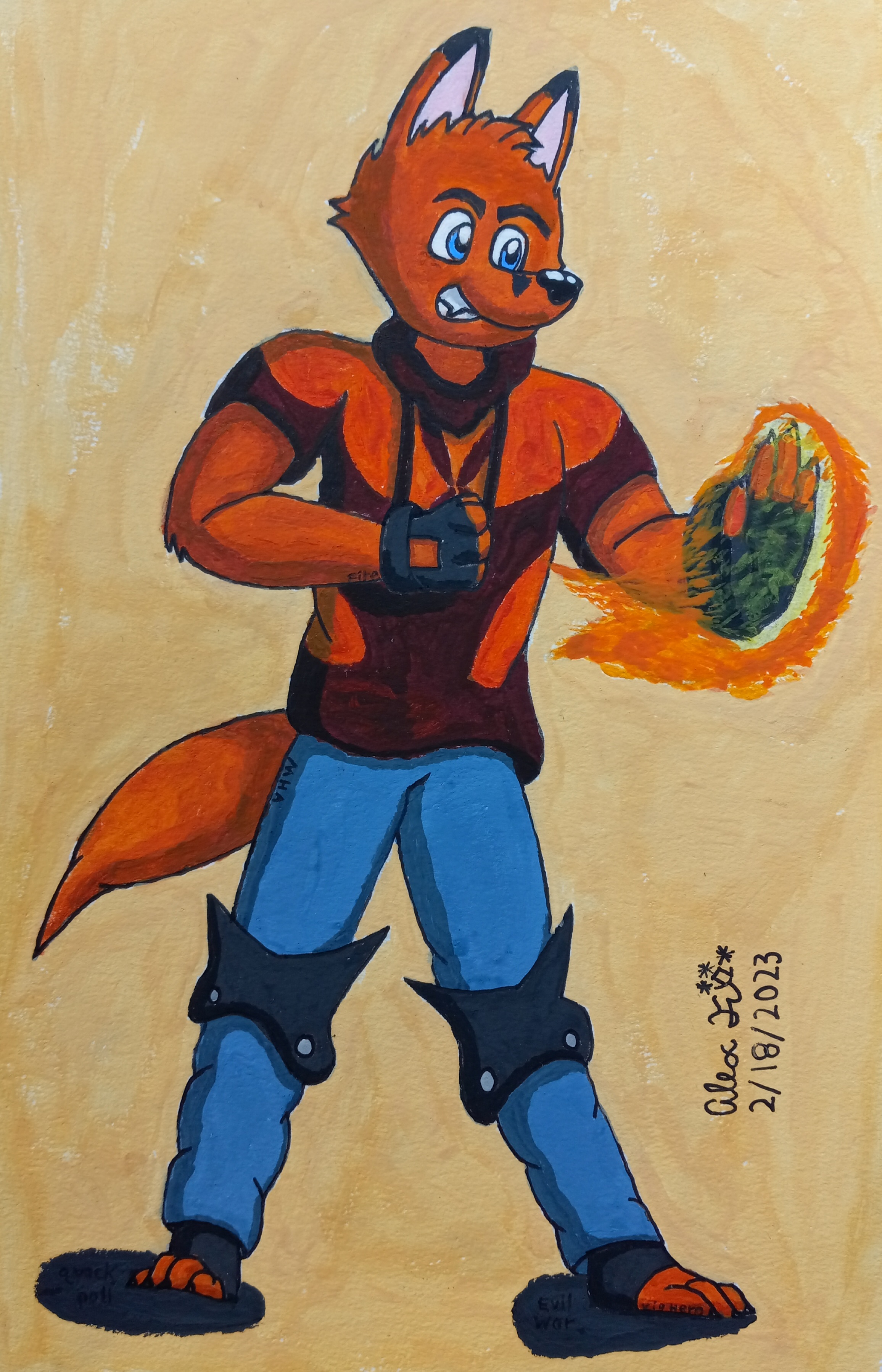 Ray Fox bending fire by AlexF17 on DeviantArt