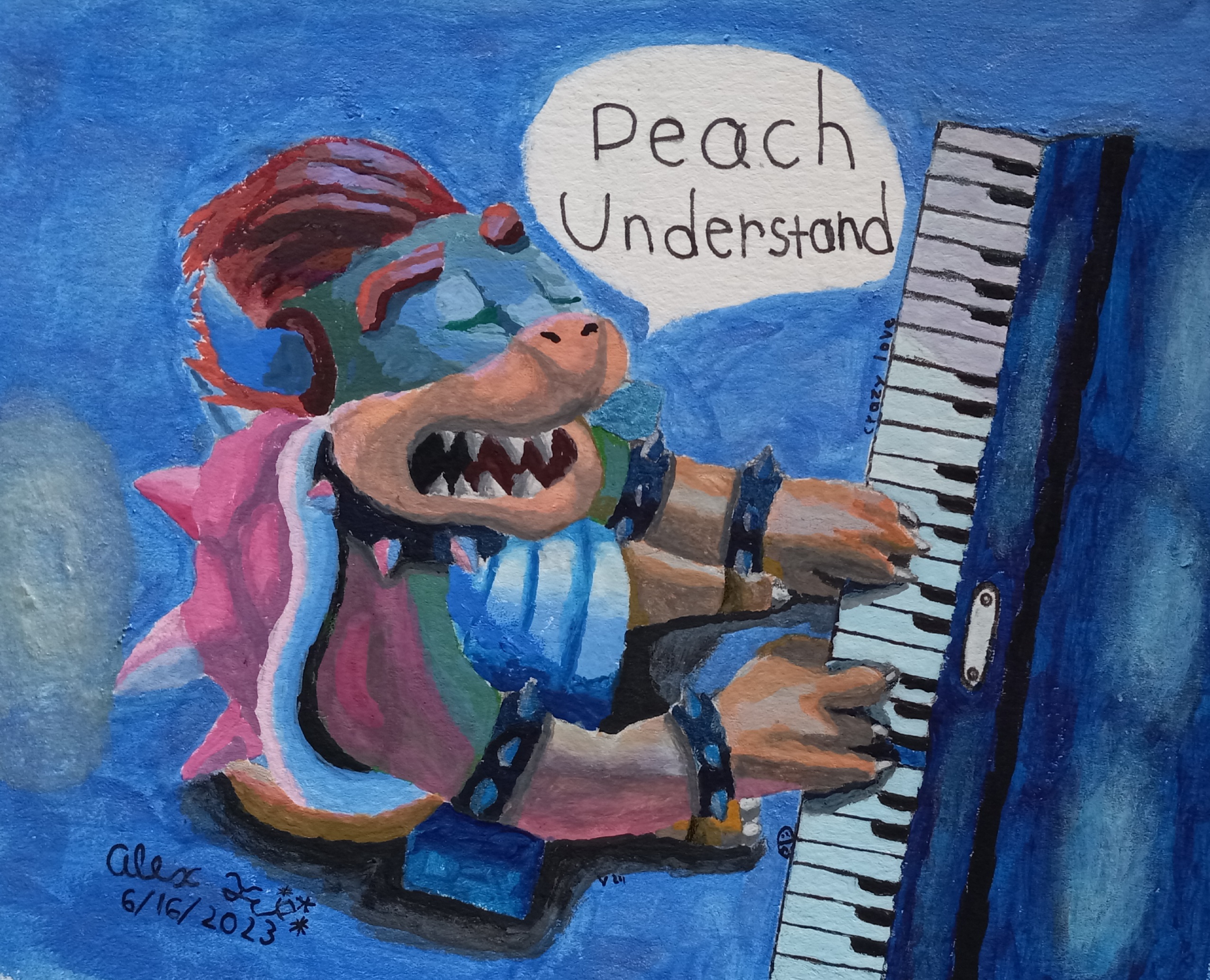 peachesbowser #piano #pianotutorial #meme #easypiano