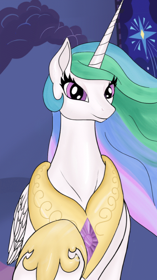 Princess celestia huge heart
