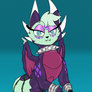 Slushi cosplay Cynder (heart )