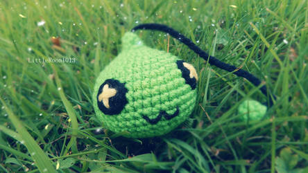 Maplestory Green Slime Amigurumi by NiradaVnag