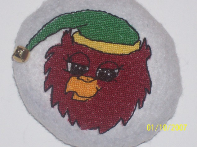 Red Gryphon Cross Stitch