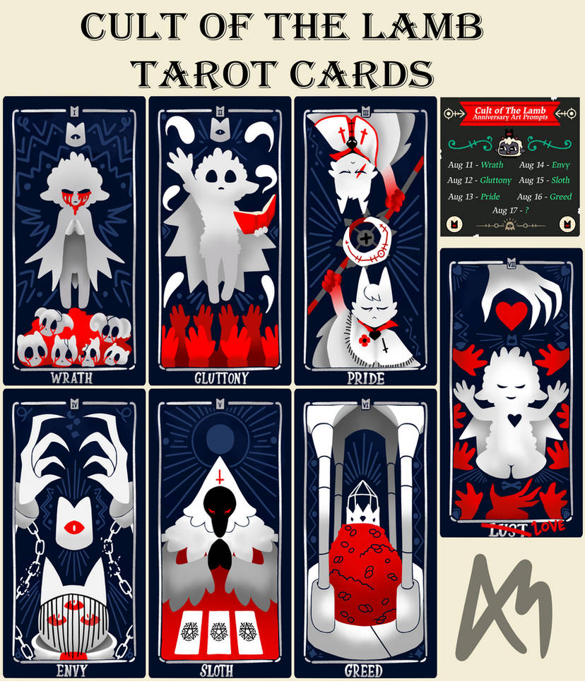 Cult of the Lamb- Lamb and Ratau Tarot Card by TheNexJin on DeviantArt