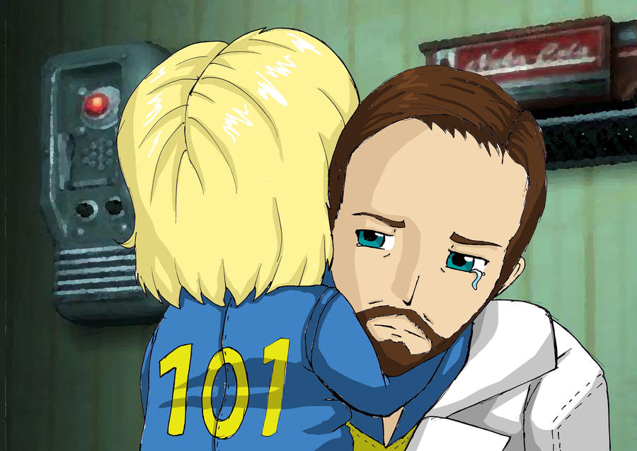 Fallout 3 - James and his daughter by xcelestialangelx on DeviantArt