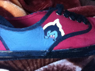 Marceline- Adventure time shoes WIP