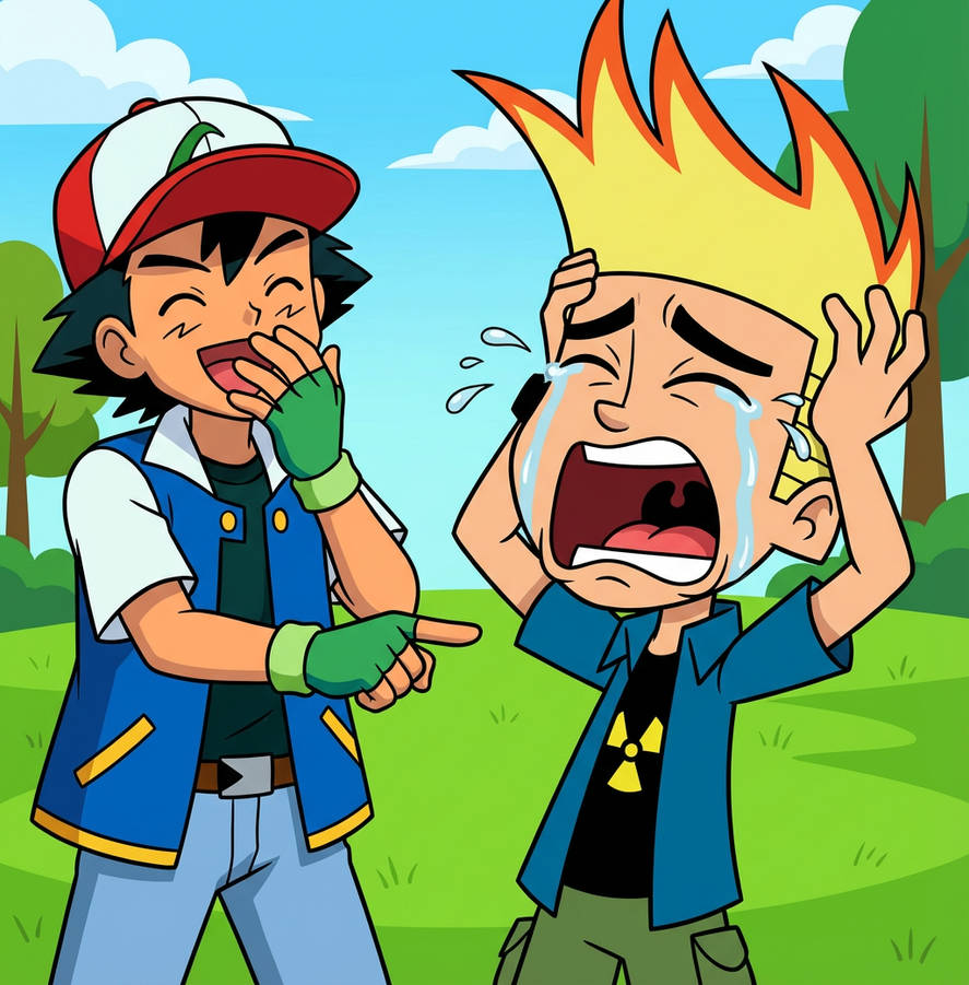 Johnny Crying Rbit Me laughing at Johnny test crying by aladin963 on DeviantArt