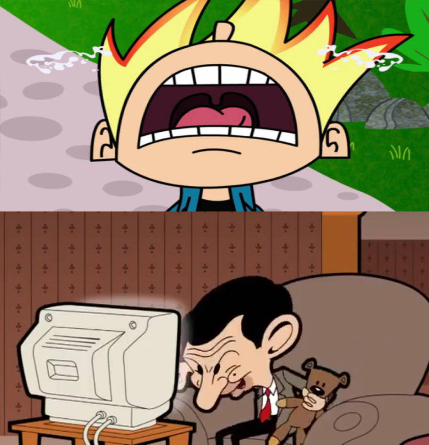 Johnny Crying Rbit Mr bean laughing at Johnny test crying by aladin963 on DeviantArt