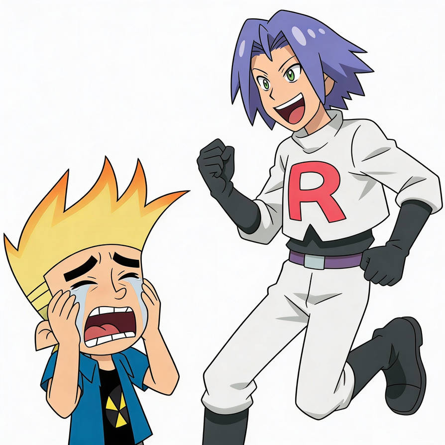 Johnny Crying Rbit James laughing at Johnny test crying by aladin963 on DeviantArt