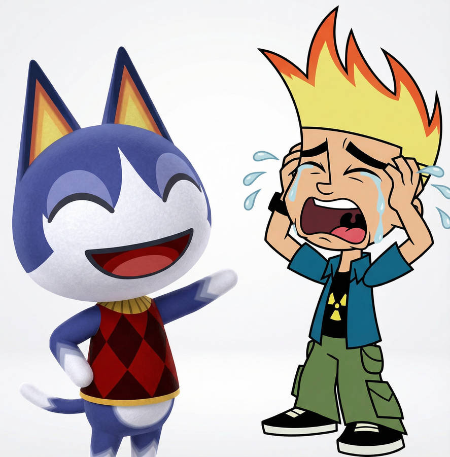 Johnny Crying Rbit Rover laughing at Johnny test crying by aladin963 on DeviantArt