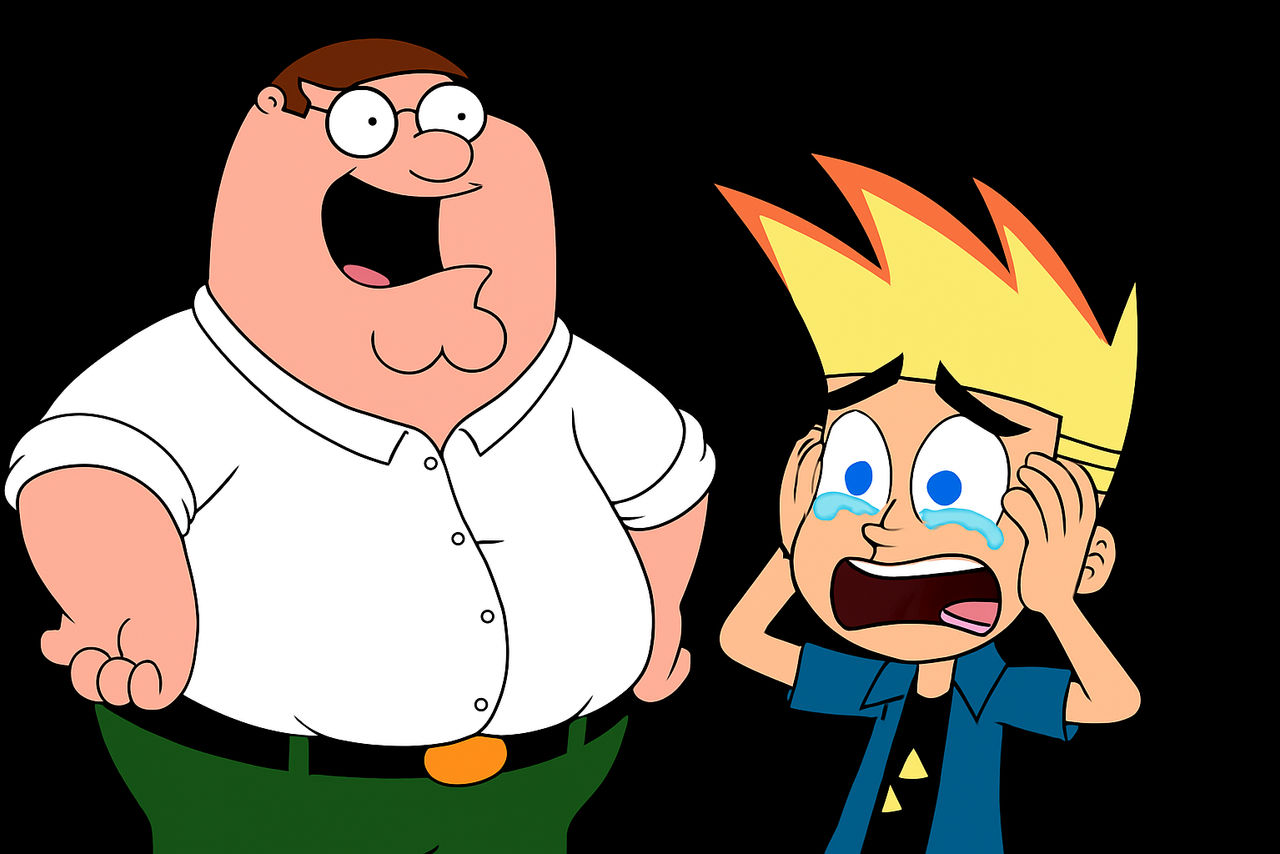 Johnny Crying Rbit Peter Griffin laughing at Johnny test crying by aladin963 on DeviantArt