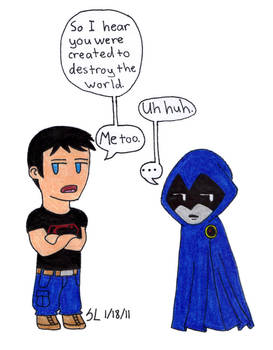 TTYGX1: Superboy and Raven