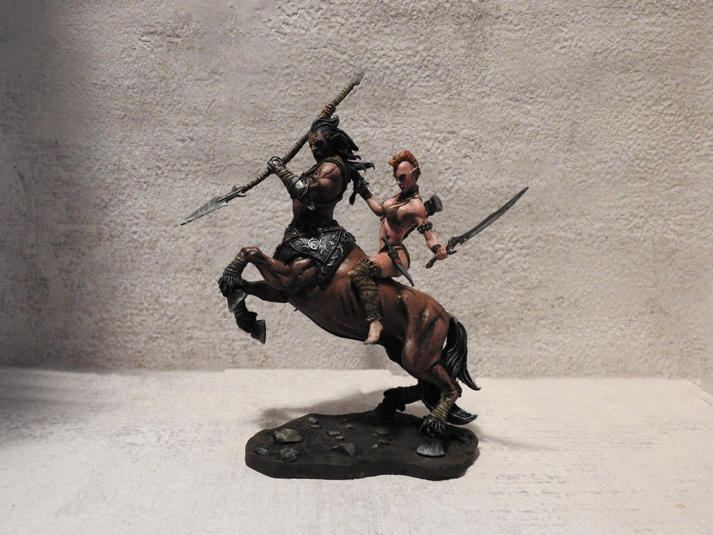 Centaur With Rider Black Sun Resin Centaur and Elf Rider by Baharoth8 on DeviantArt