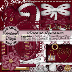 Vintage Romance Digi Scrap Kit