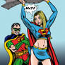 ROBIN and SUPERGIRL color