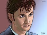 David Tennant by Lithrael