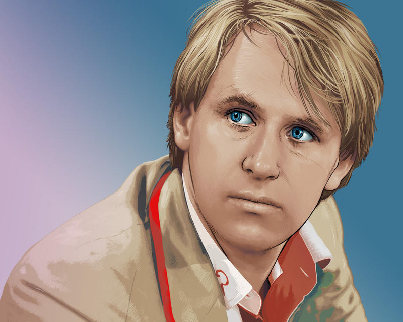 Peter Davison by Lithrael on DeviantArt