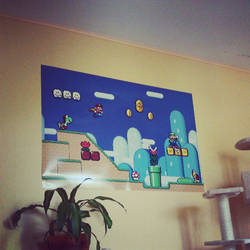 super mario perler beads