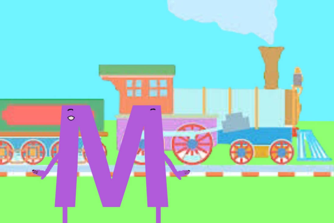 Letter M Train - Learning Alphabet for Kids by ChloeAdvaya on DeviantArt