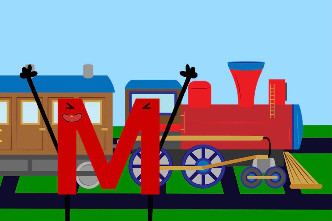 Letter M Train - Learning Alphabet for Kids by ChloeAdvaya on DeviantArt