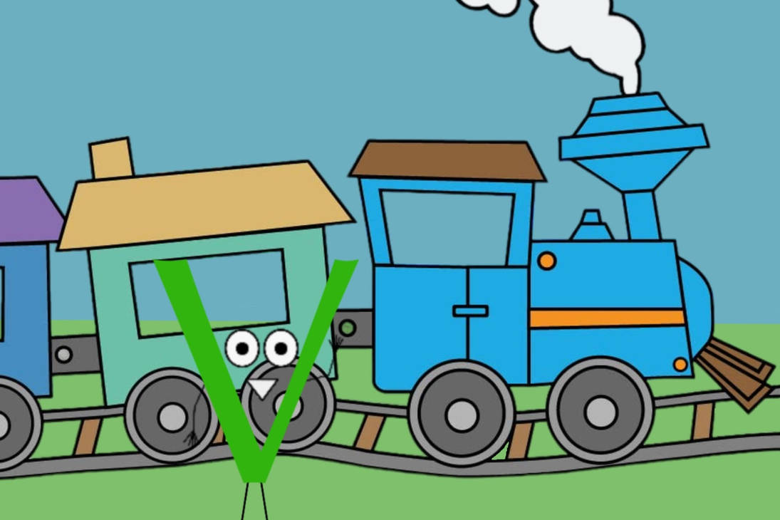 Letter V Train - Learning Alphabet for Kids by ChloeAdvaya on DeviantArt