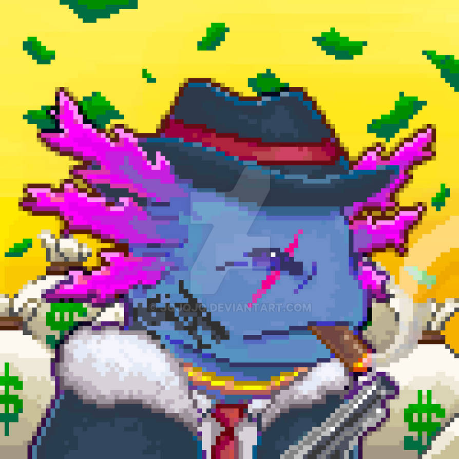 Mafia Axolotl by JQJQJQ on DeviantArt
