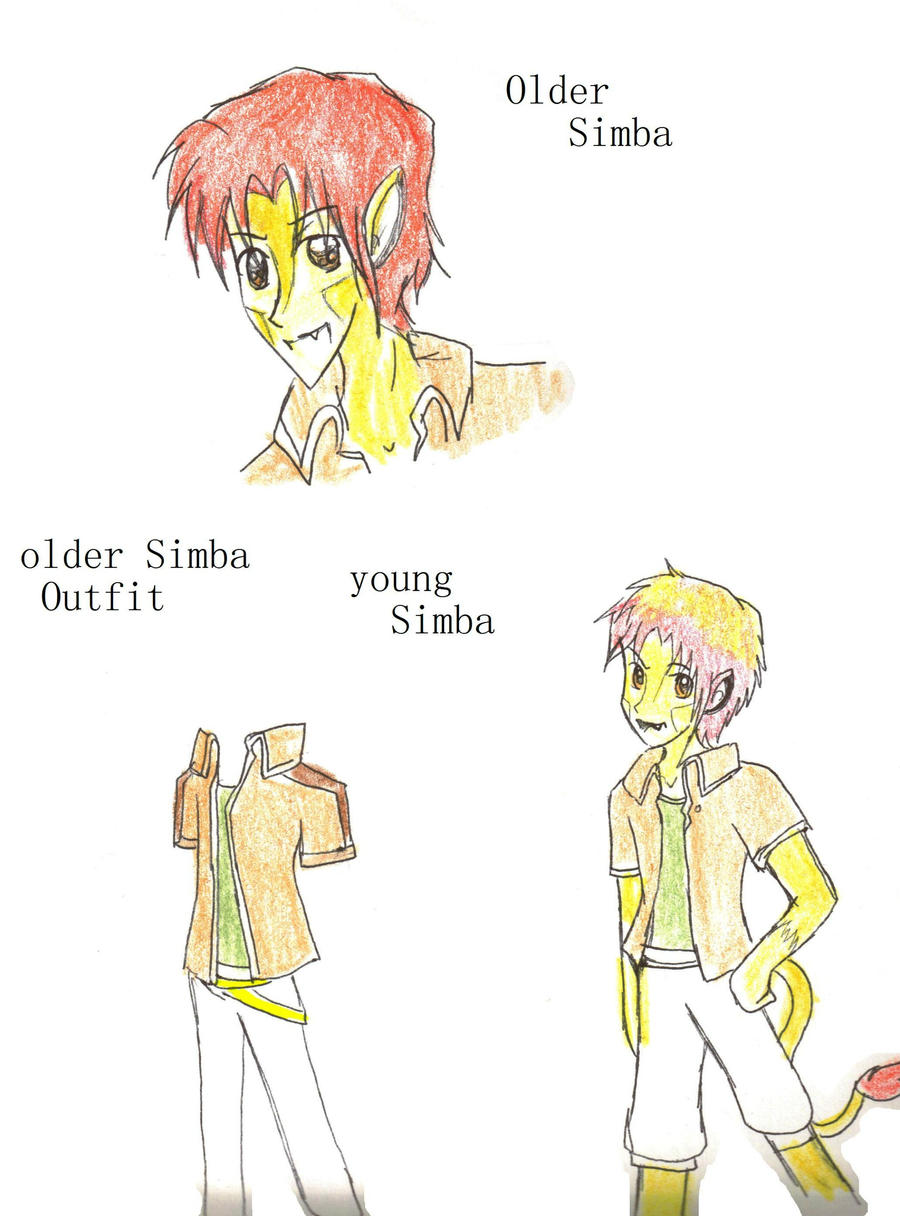 Simba Character Sheet by momofan on DeviantArt