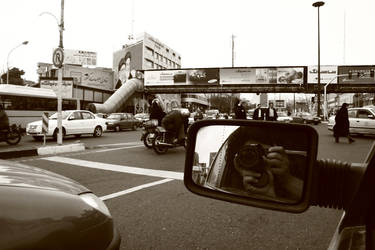 To Drive in a Crowded Tehran