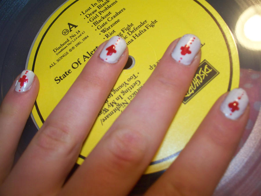 Red Cross Nails