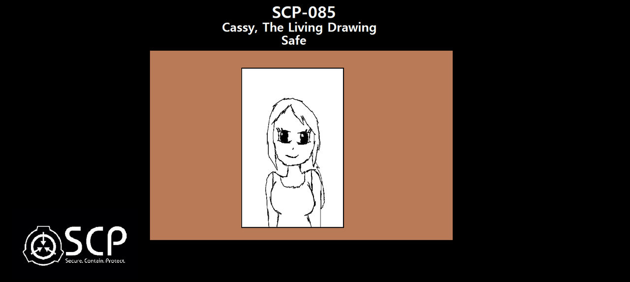 SCP-085 Cassy, The Living Drawing by RooseveltStudios on DeviantArt