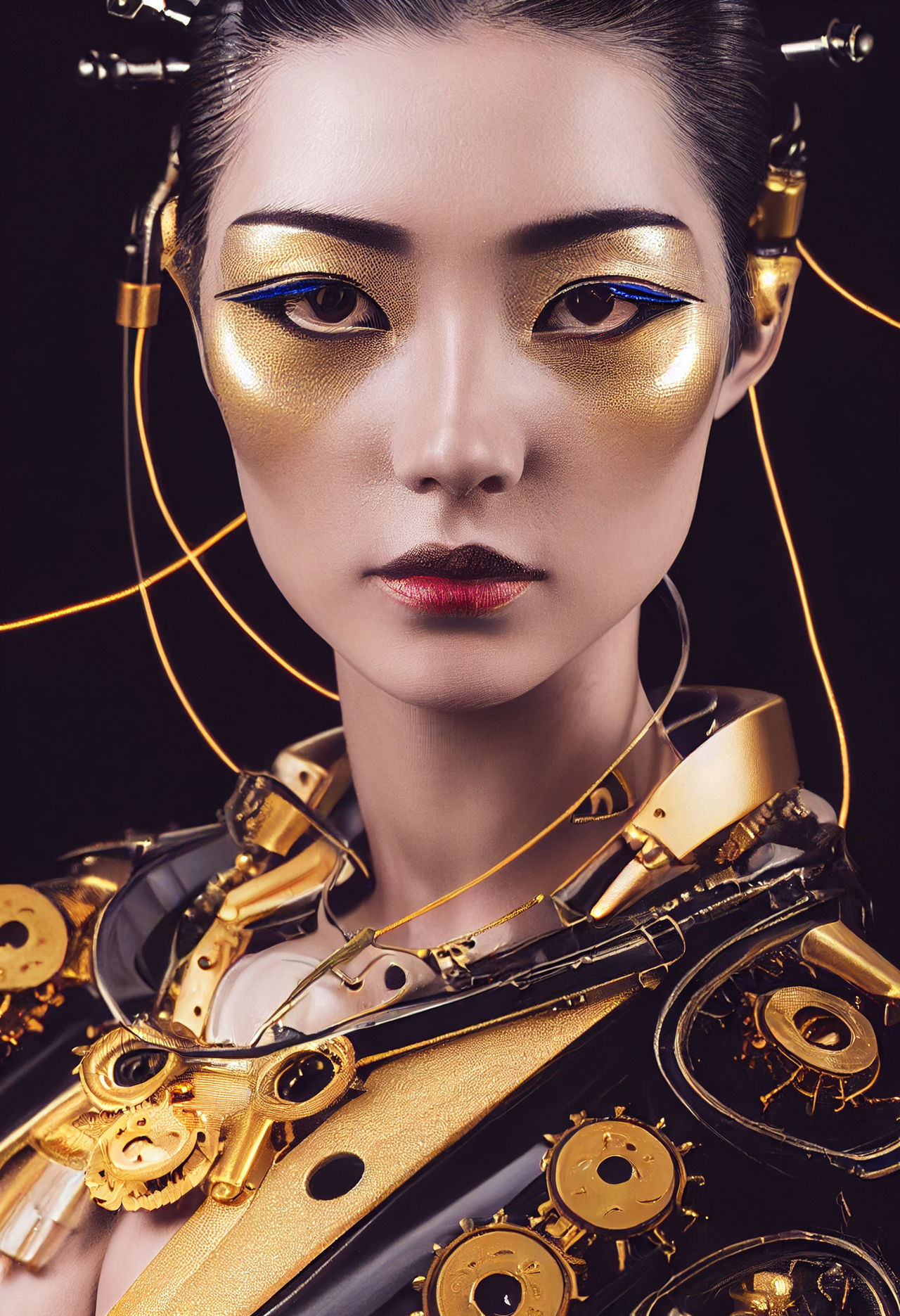 Bionic Geisha by gdoto on DeviantArt