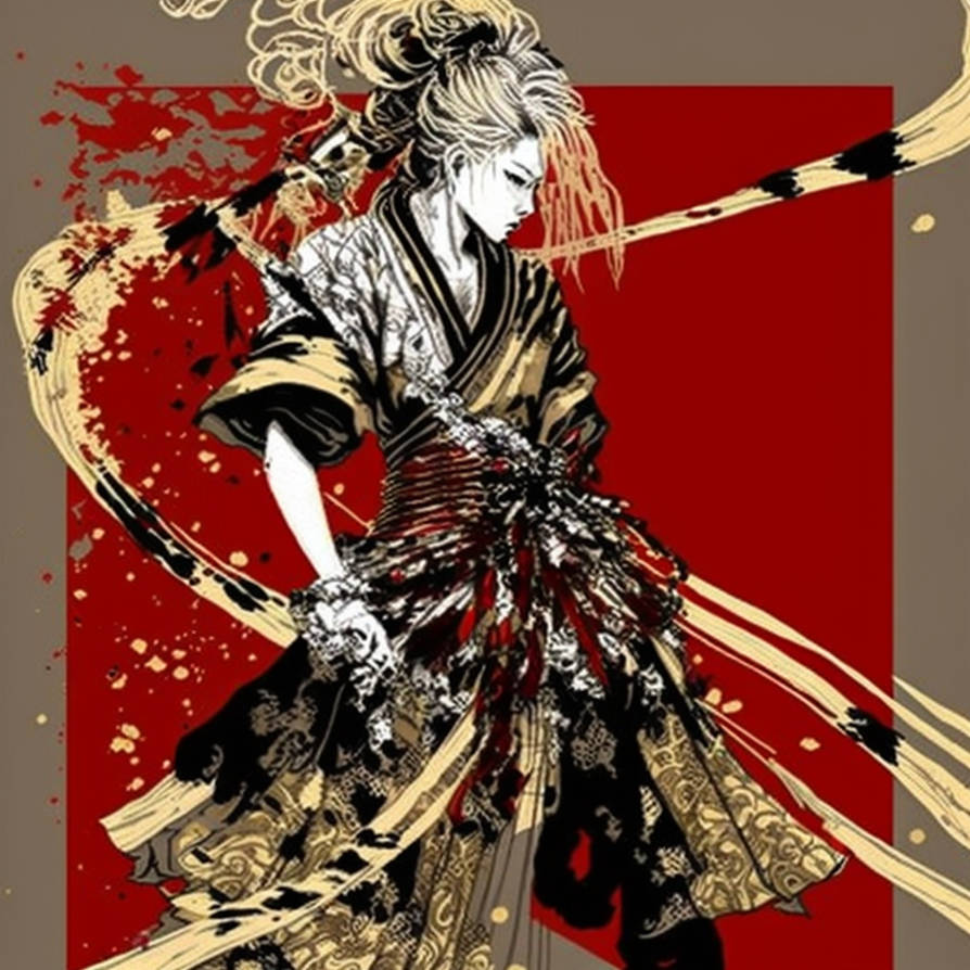 Golden Samurai by gdoto on DeviantArt
