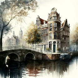 Amsterdam - Watercolor