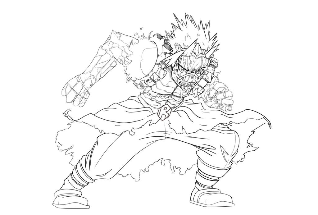 Red Riot (line art) by MidKnight-story on DeviantArt