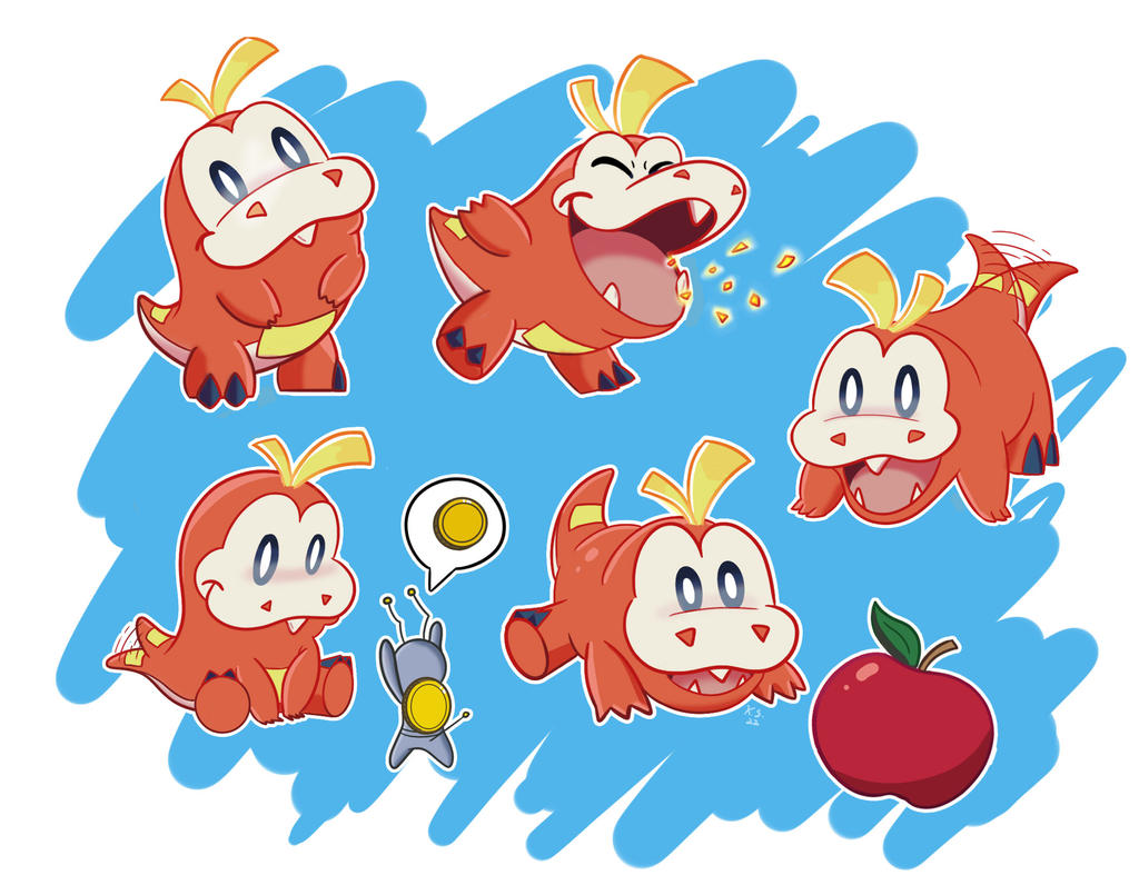 Fuecoco by MidKnight-story on DeviantArt